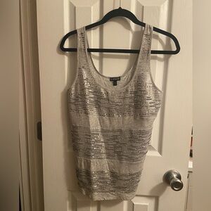 Express size small, shimmery design shirt